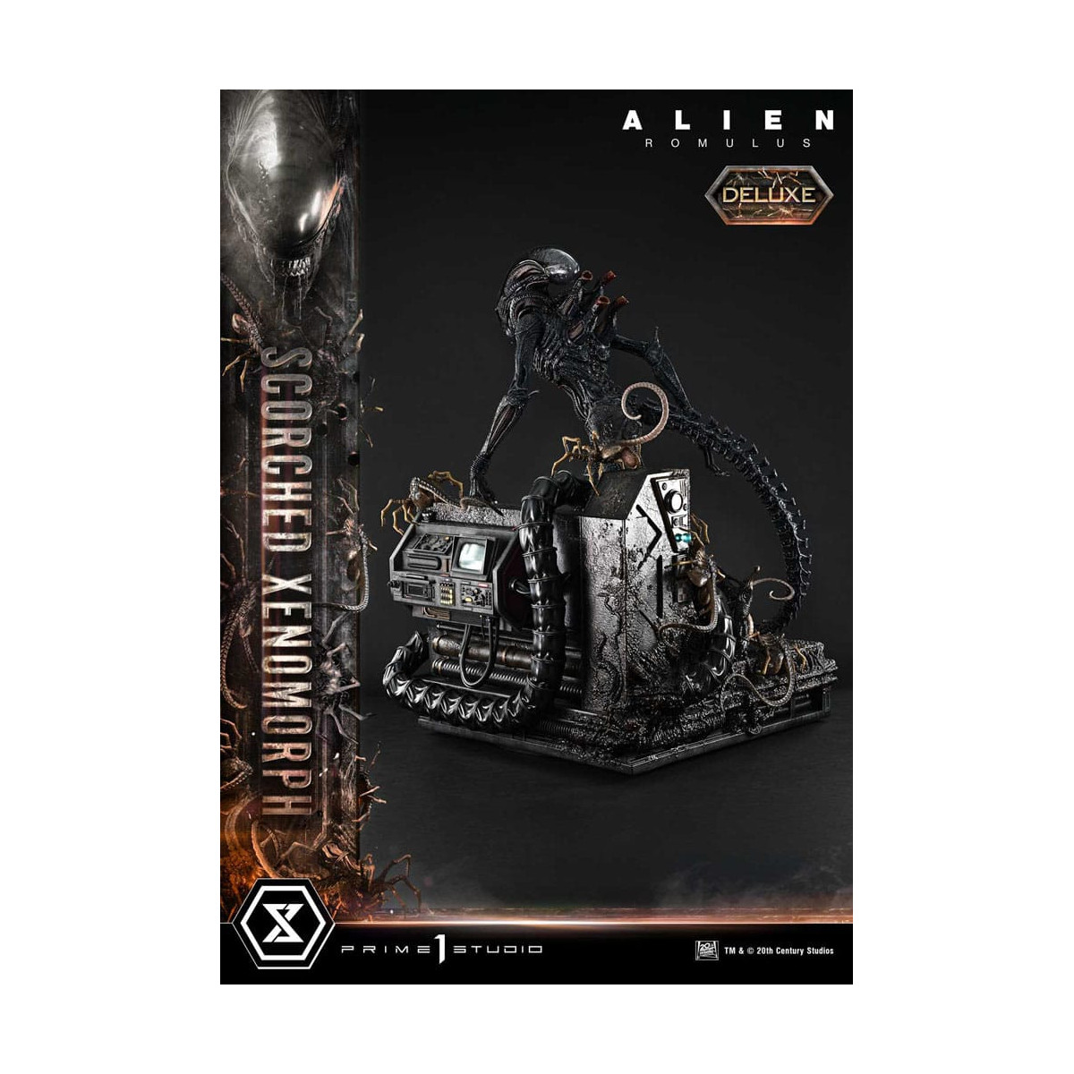 Prime 1 Studio - Scorched Xenomorph Deluxe Version 1/3 - Alien: Romulus Museum Masterline XL