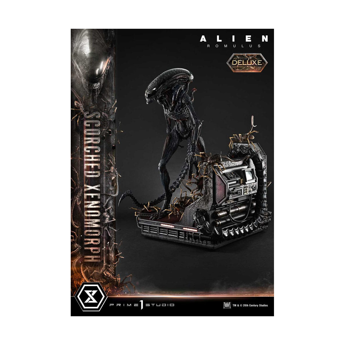 Prime 1 Studio - Scorched Xenomorph Deluxe Version 1/3 - Alien: Romulus Museum Masterline XL