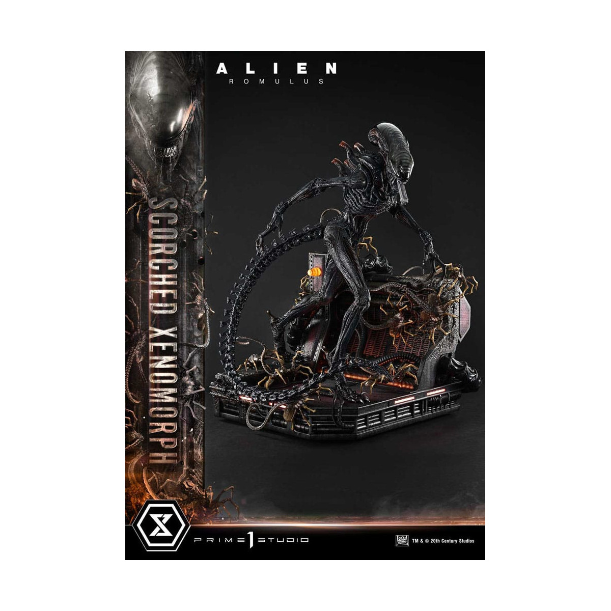 Prime 1 Studio - Scorched Xenomorph Deluxe Version 1/3 - Alien: Romulus Museum Masterline XL