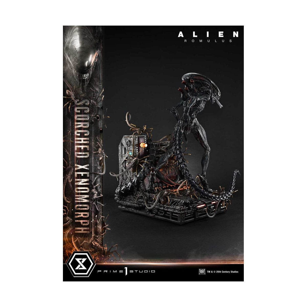 Prime 1 Studio - Scorched Xenomorph Deluxe Version 1/3 - Alien: Romulus Museum Masterline XL