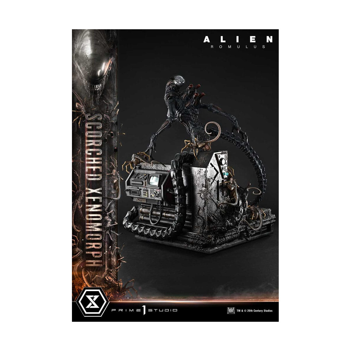 Prime 1 Studio - Scorched Xenomorph Deluxe Version 1/3 - Alien: Romulus Museum Masterline XL