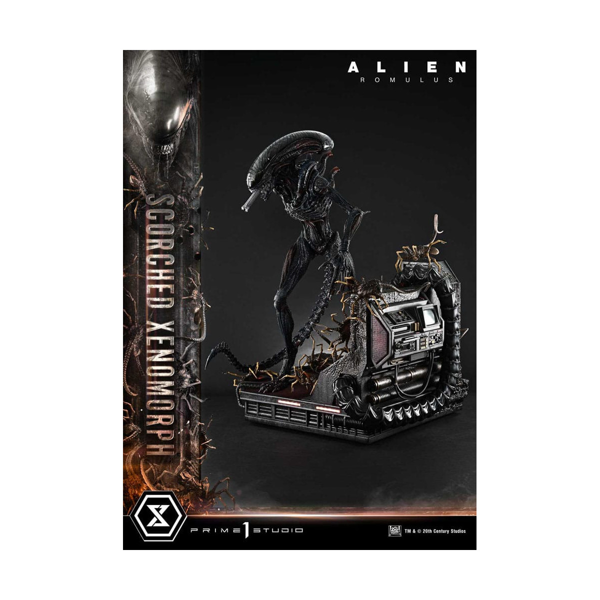 Prime 1 Studio - Scorched Xenomorph Deluxe Version 1/3 - Alien: Romulus Museum Masterline XL