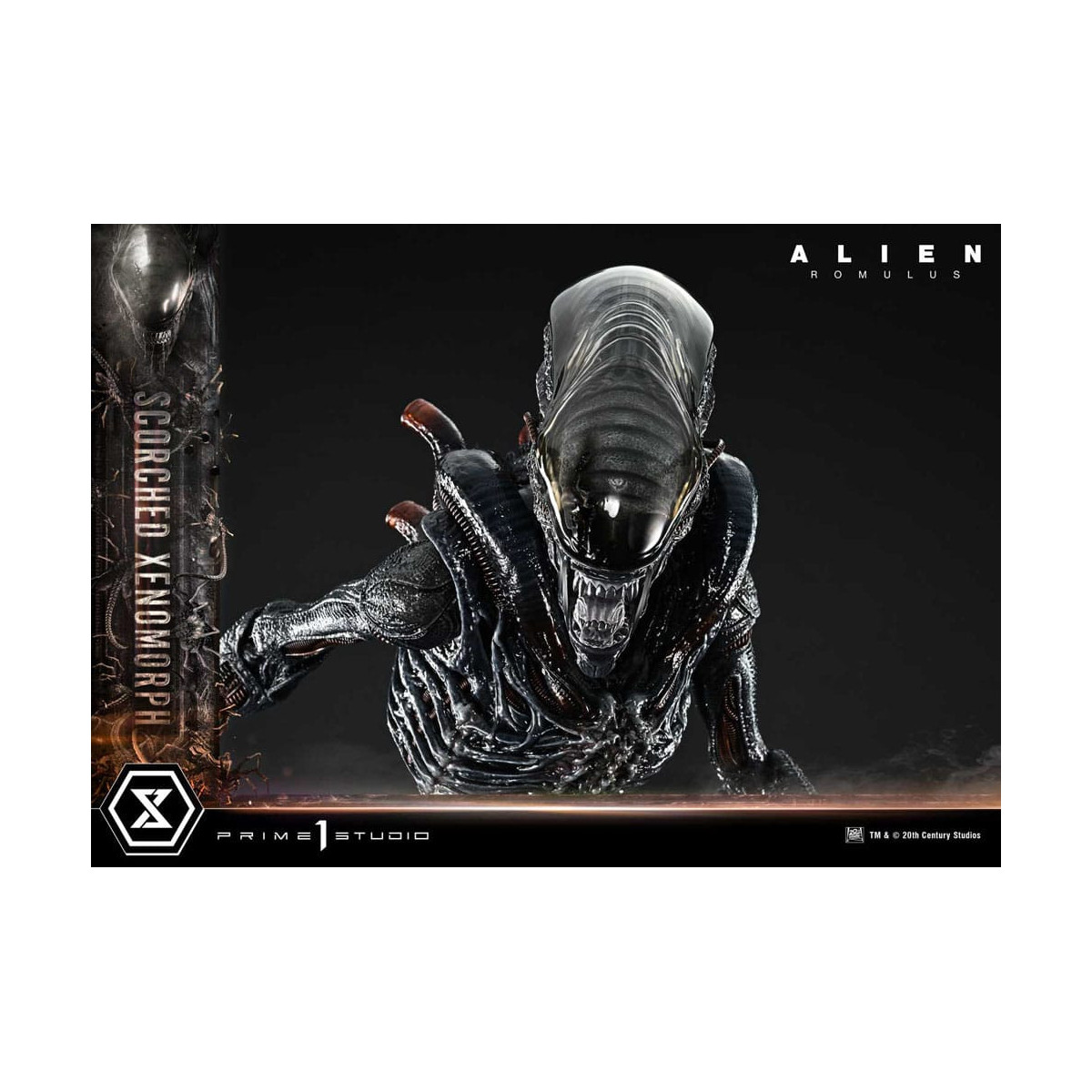 Prime 1 Studio - Scorched Xenomorph Deluxe Version 1/3 - Alien: Romulus Museum Masterline XL