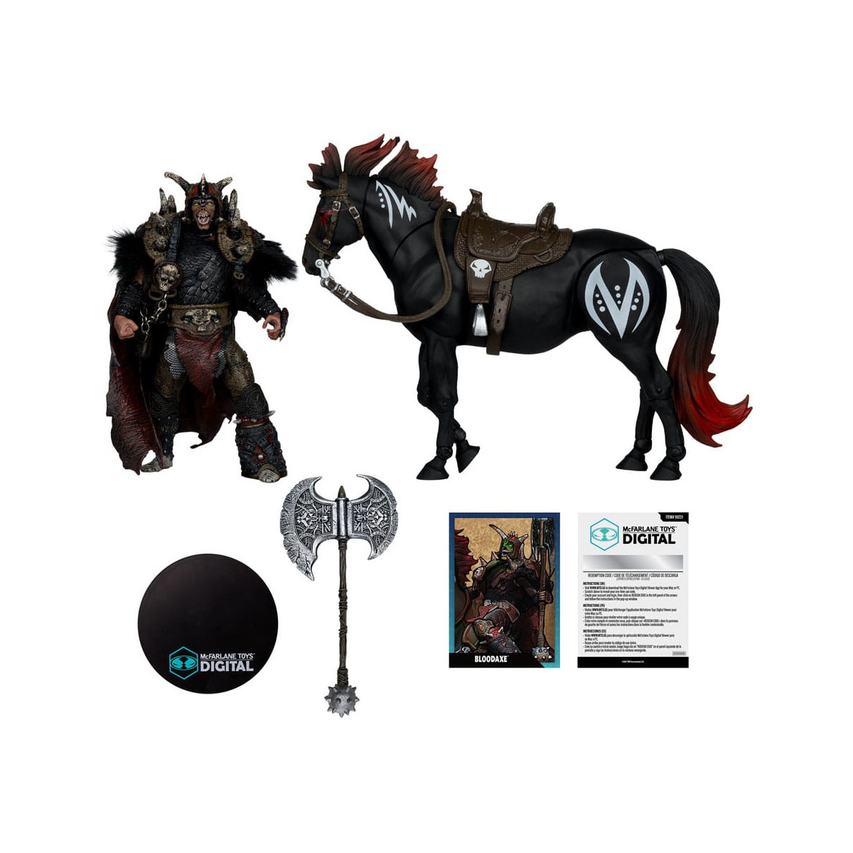 McFarlane - Spawn - Bloodaxe with Horse (Spawn: The Dark Ages)