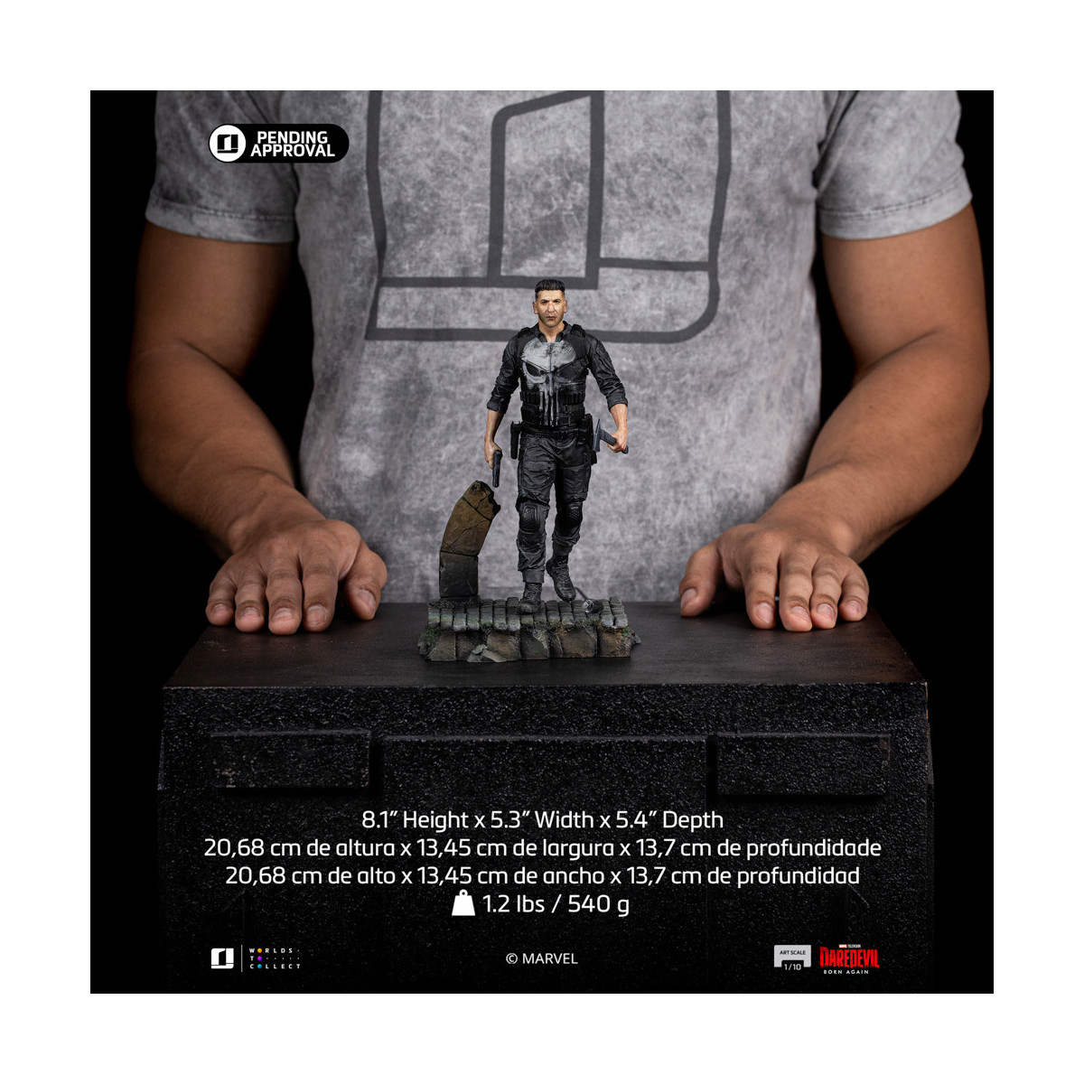 Iron Studios Marvel - Daredevil Born Again - Punisher Art Scale 1/10