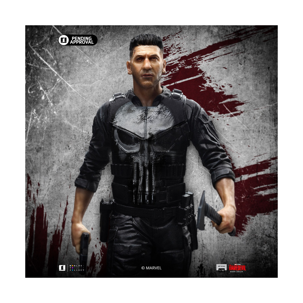 Iron Studios Marvel - Daredevil Born Again - Punisher Art Scale 1/10