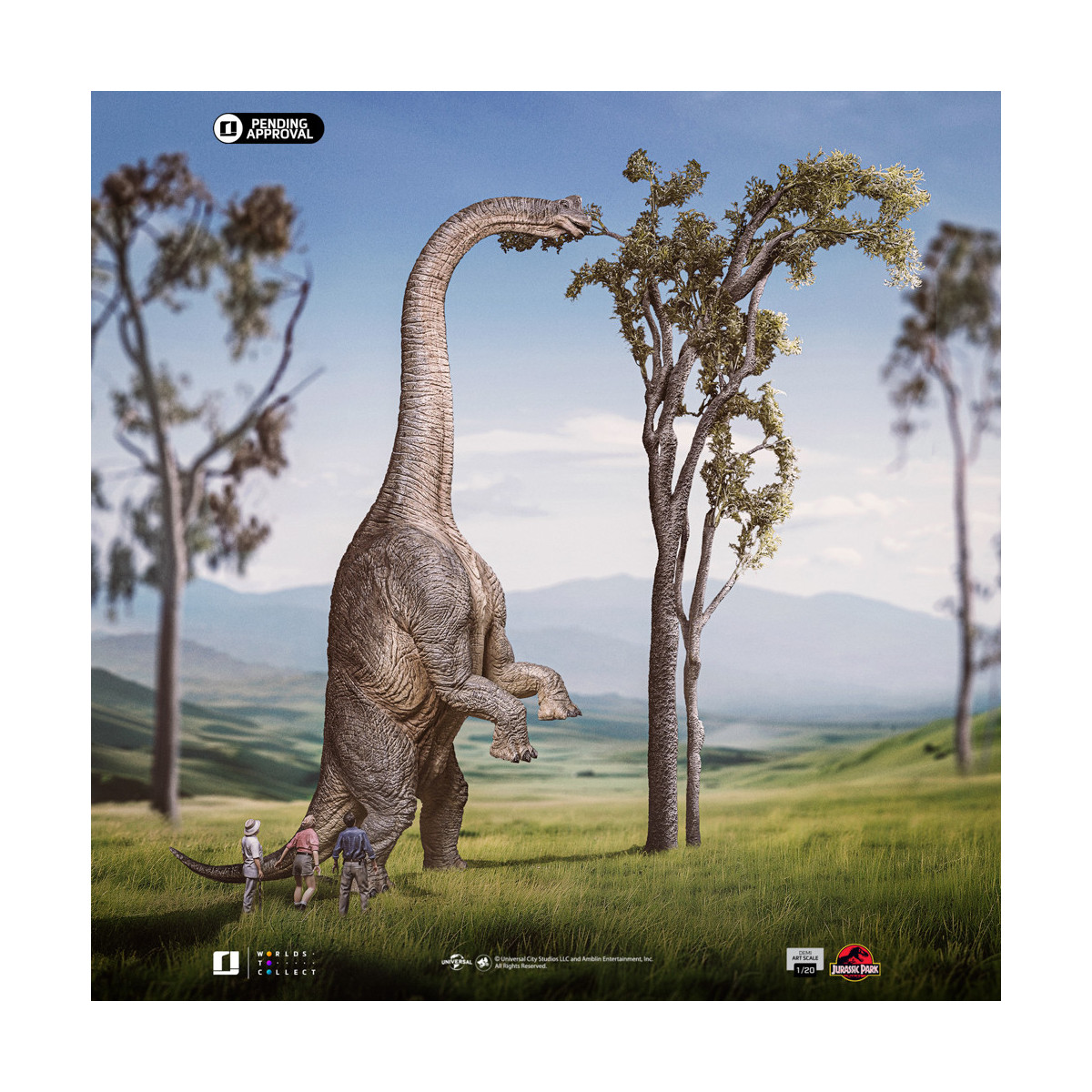 Iron Studios - Jurassic Park - Welcome to Jurassic Park Demi Art Scale 1/20 Special Edition