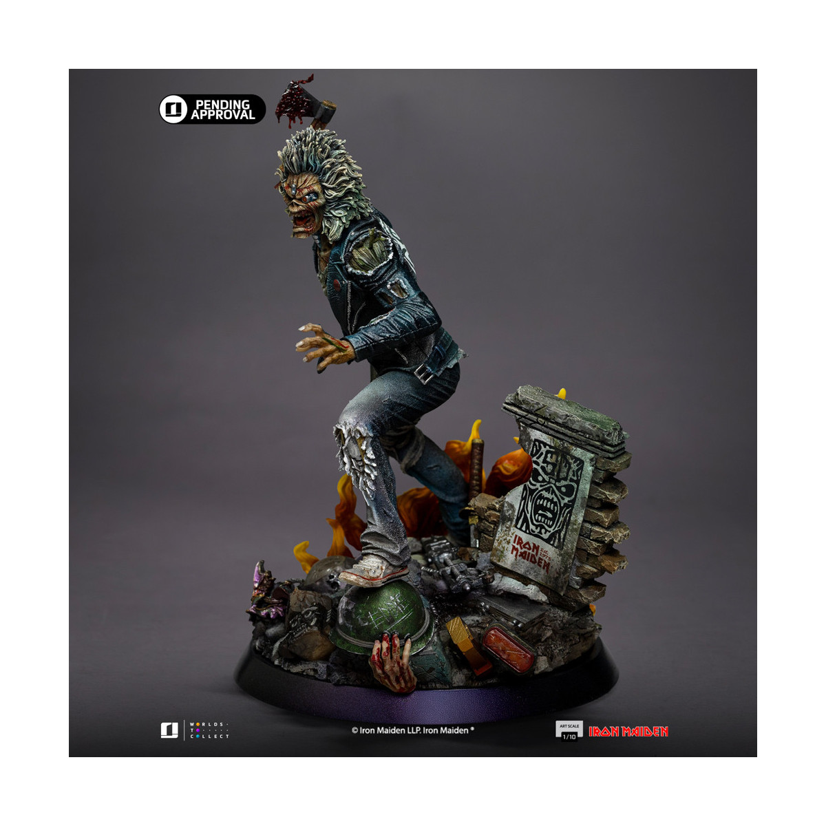 Iron Studios Iron Maiden - Eddie 50th year Anniversary 1/10 Art Scale