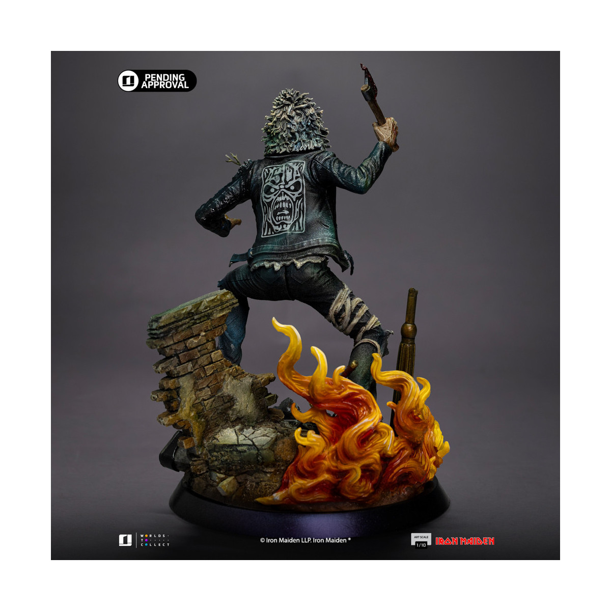 Iron Studios Iron Maiden - Eddie 50th year Anniversary 1/10 Art Scale