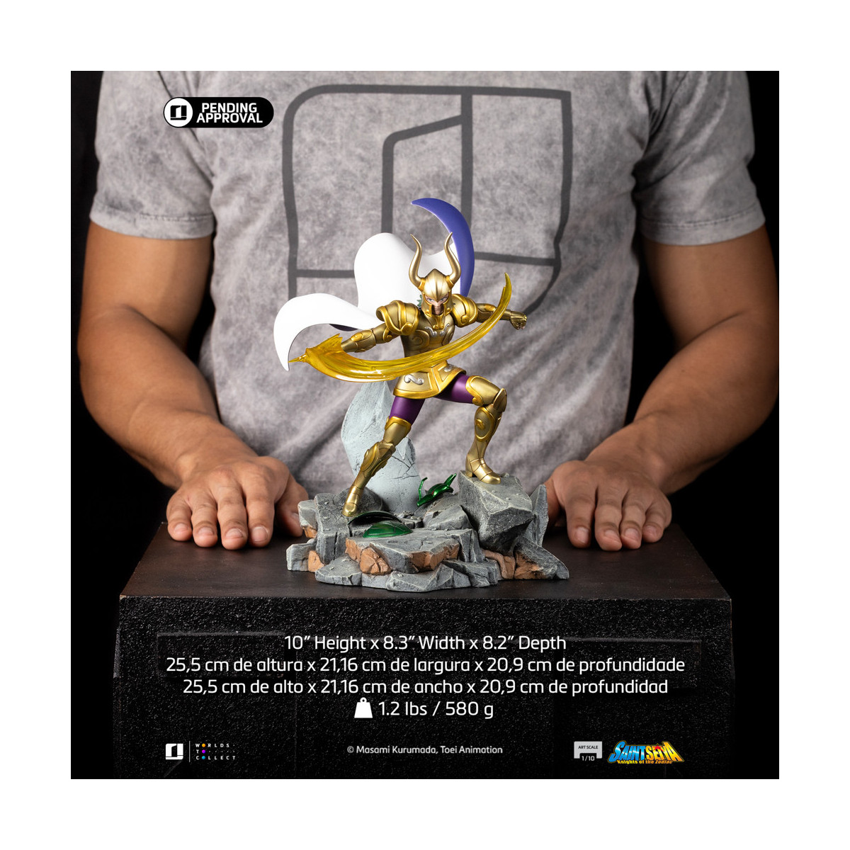 Iron Studios - Saint Seiya - Capricorn Shura Art Scale 1/10 - Knights of the Zodiac