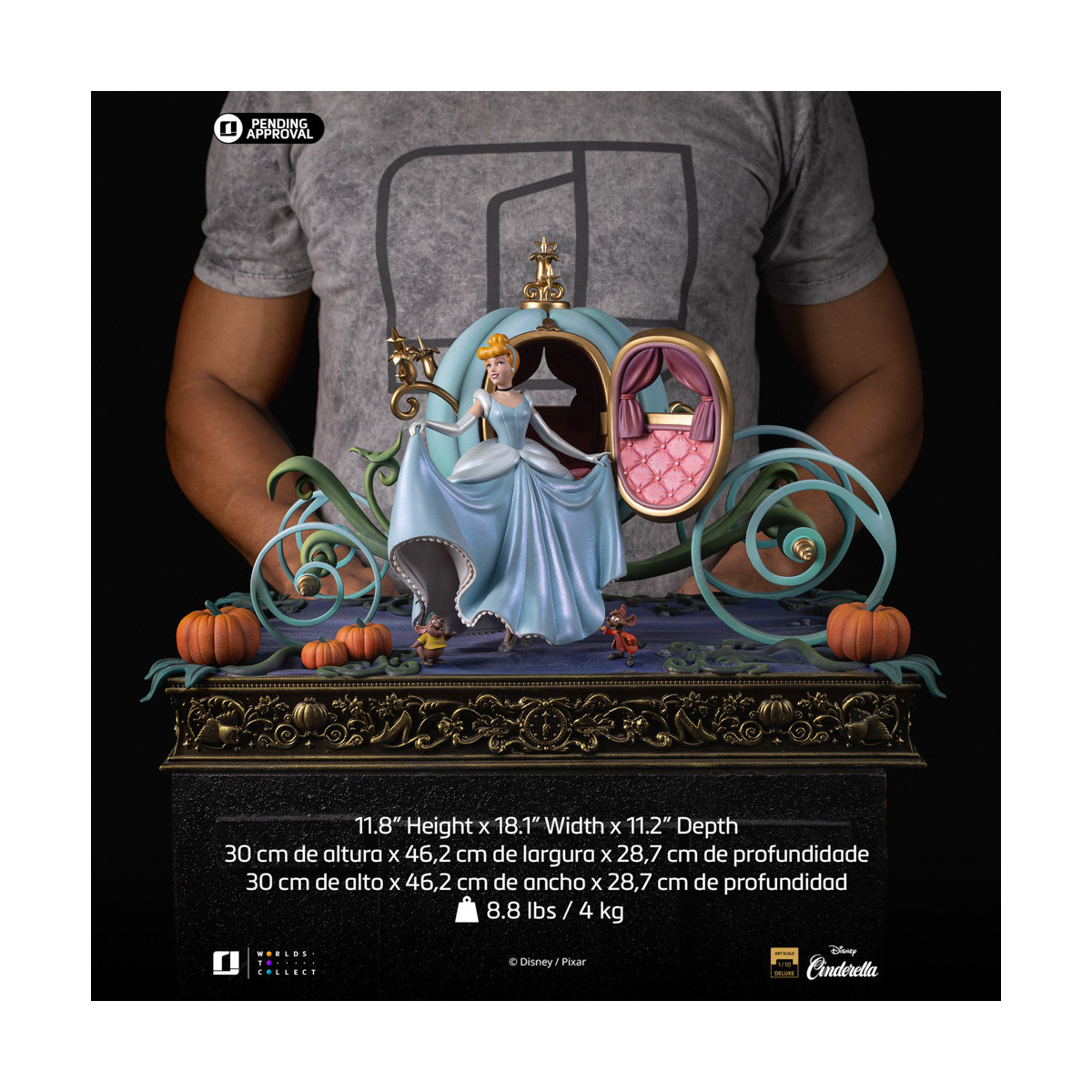 Iron Studios Disney Classics - Cinderella Deluxe Art Scale 1/10 - Cinderella