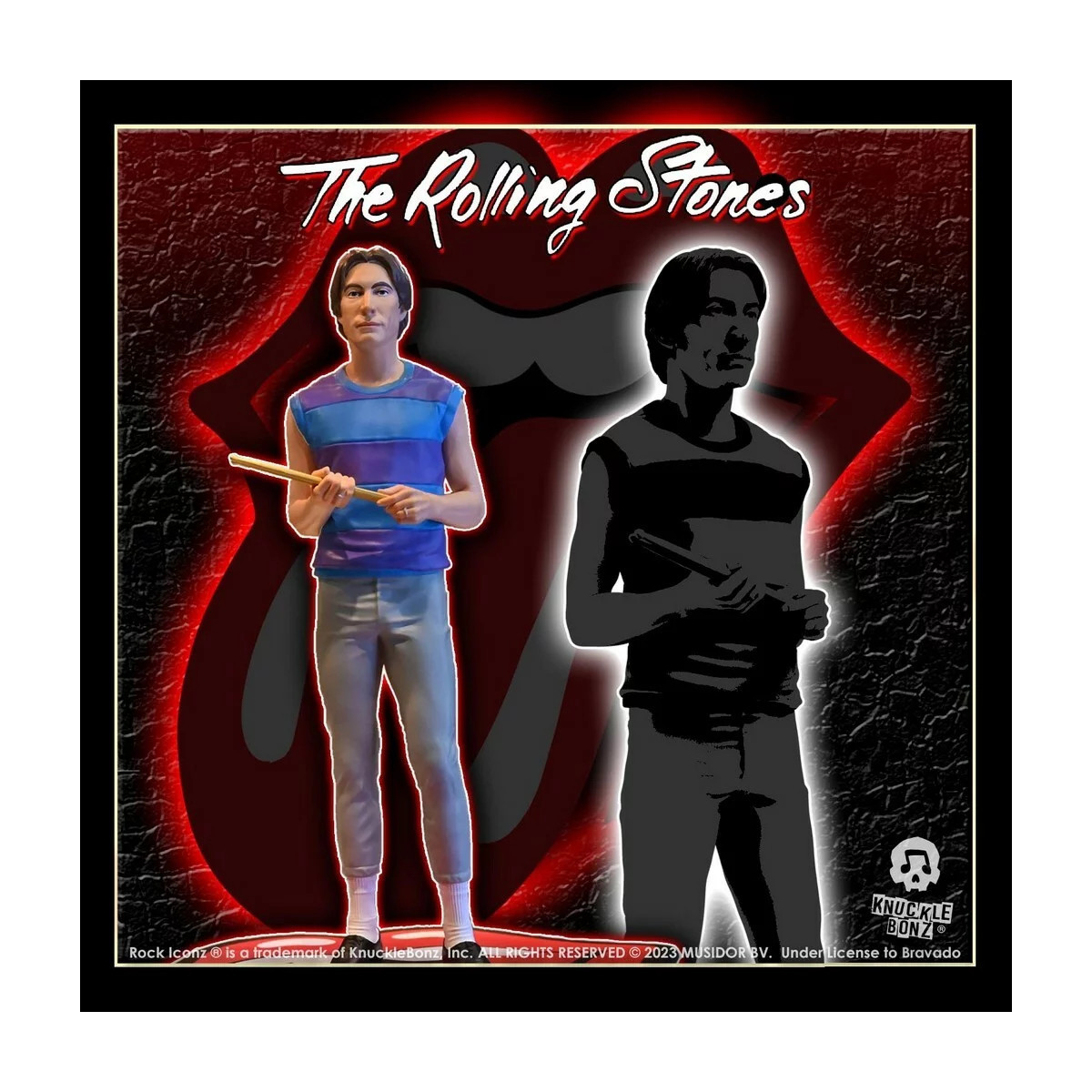 Knuckle Bonz - The Rolling Stones Rock Iconz - CHARLIE WATTS 1/9