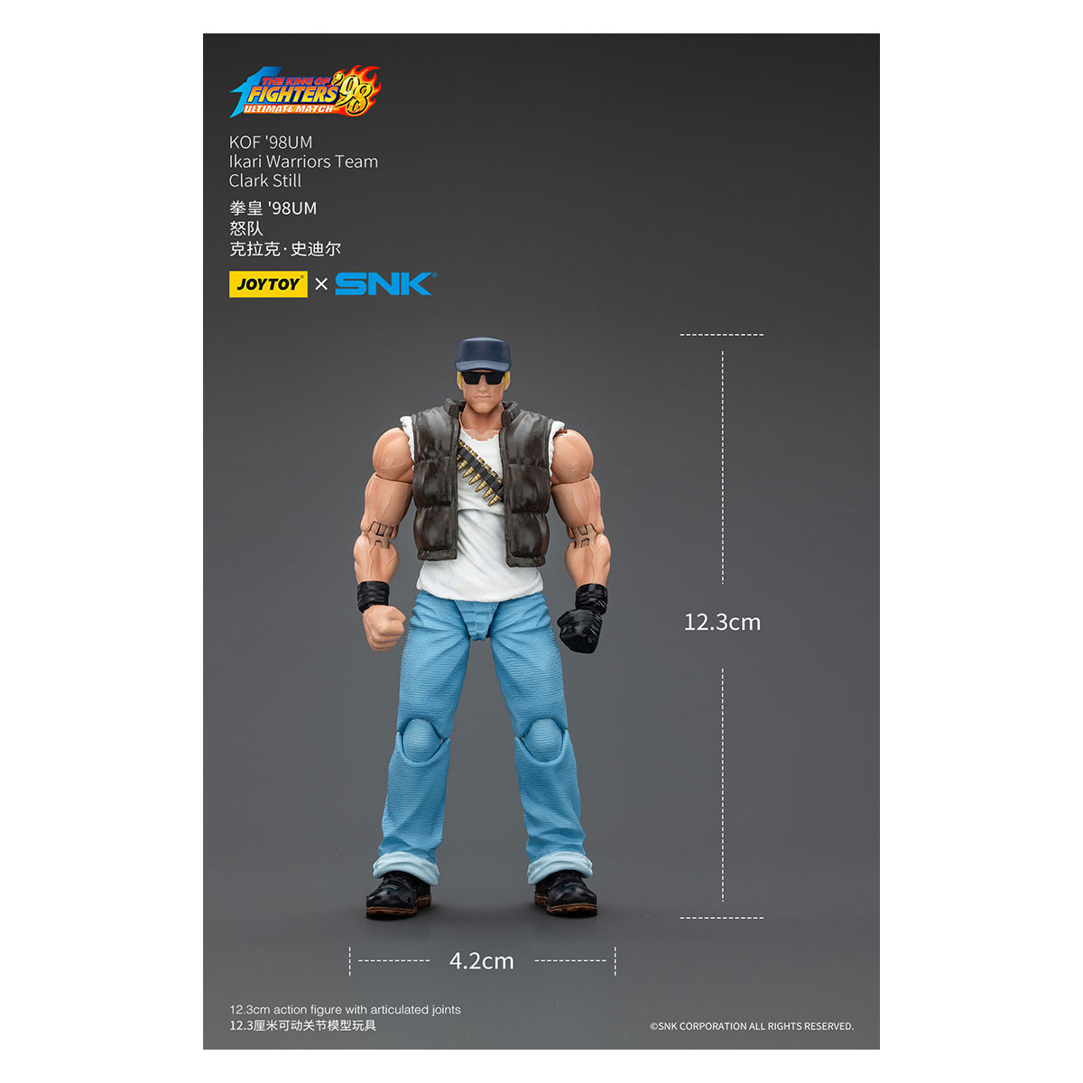 Joytoy X SNK- The King of Fighters 98 UM - Clark Still - Ikari Warriors Team