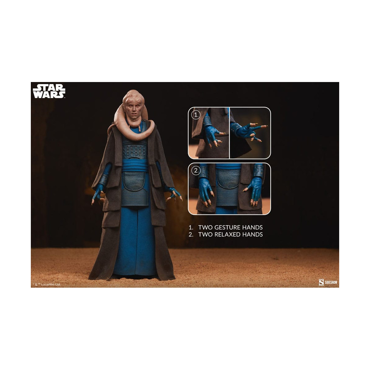 Sideshow Star Wars - Bib Fortuna 1/6 Scum and Villainy - Return of the Jedi