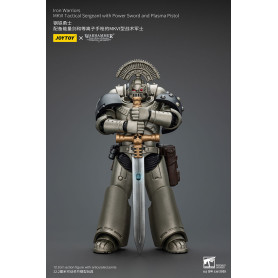 Joytoy - Warhammer - Iron Warriors MKVI Tactical Sergeant with Power Sword and Plasma Pistol