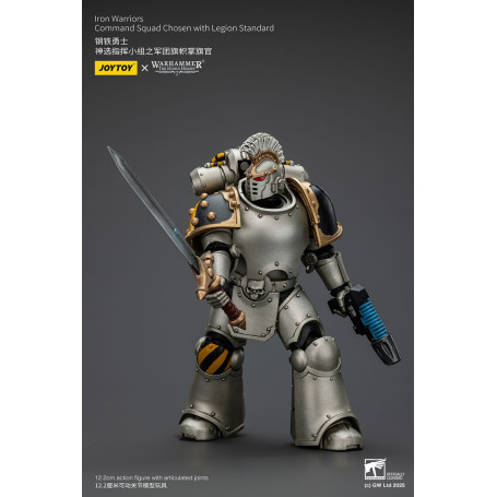 Joytoy - Warhammer - Iron Warriors Command Squad Chosen with Legion Standard