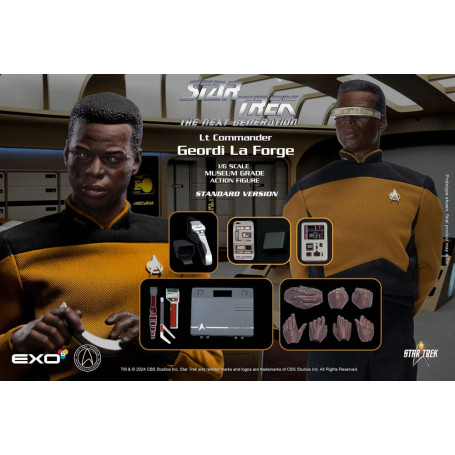 EXO-6 - Star Trek: The Next Generation - Geordi La Forge Standard Version 1:6 Scale Figure