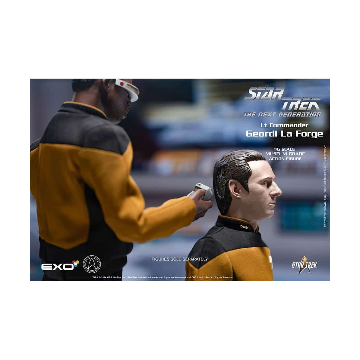 EXO-6 - Star Trek: The Next Generation - Geordi La Forge Standard Version 1:6 Scale Figure