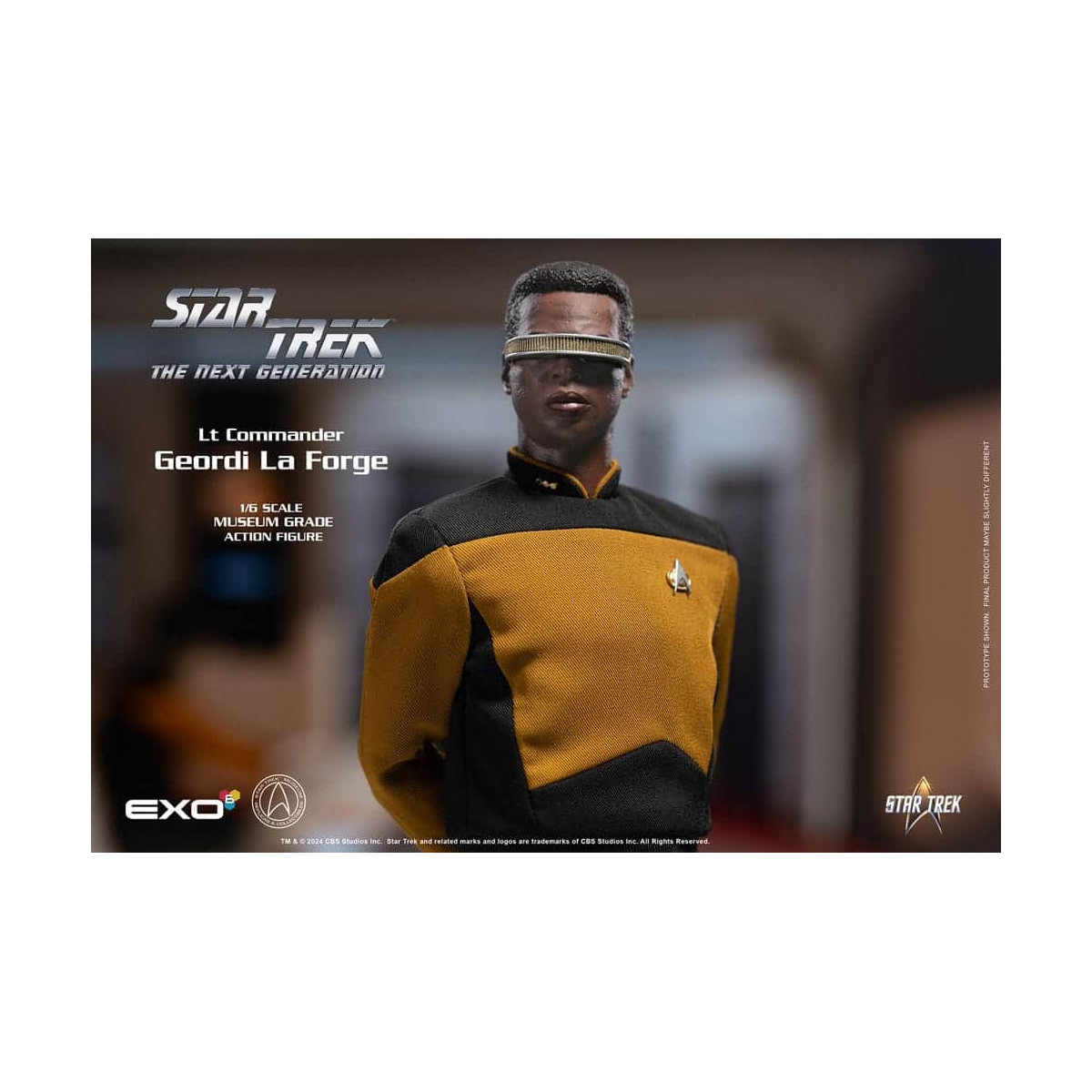 EXO-6 - Star Trek: The Next Generation - Geordi La Forge Standard Version 1:6 Scale Figure