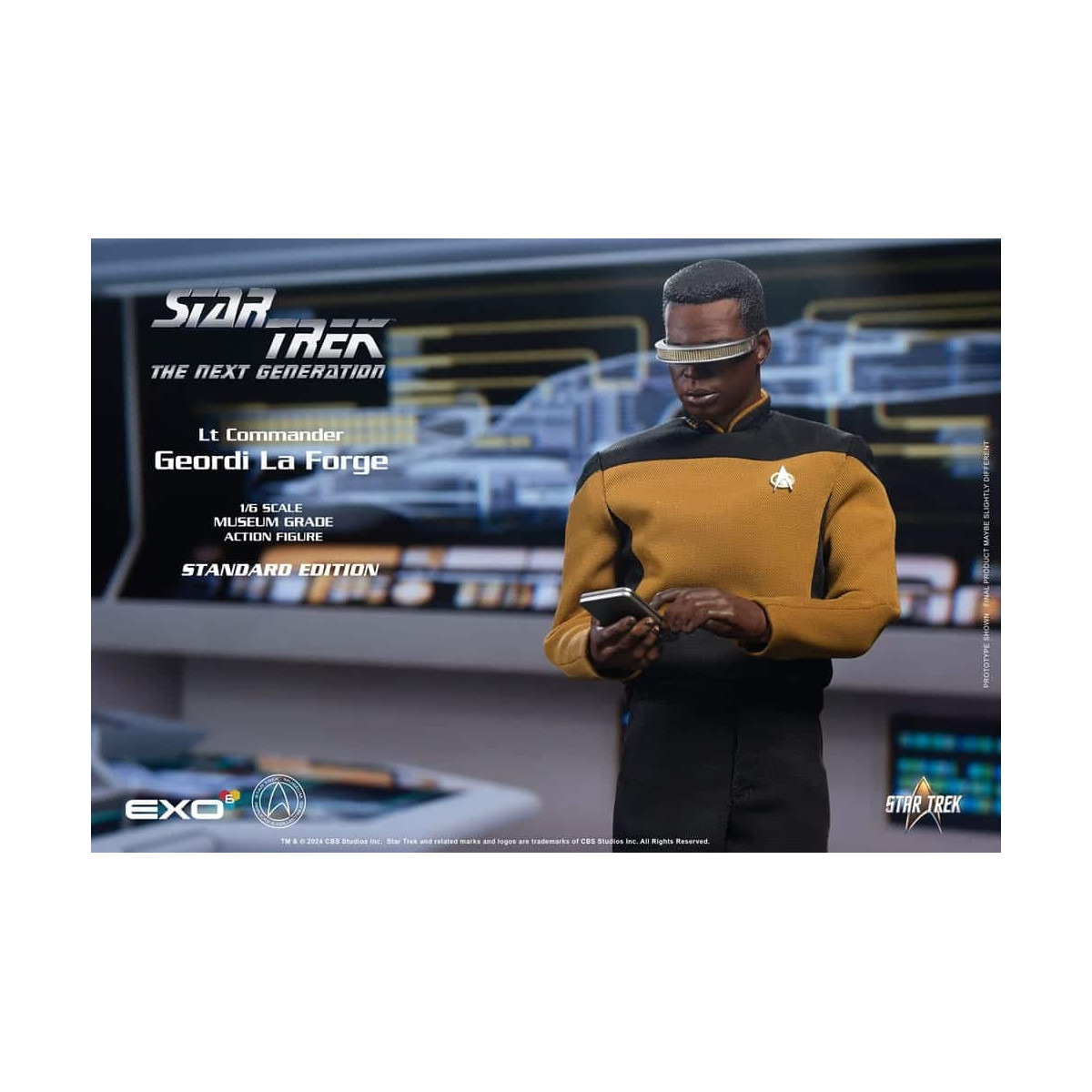 EXO-6 - Star Trek: The Next Generation - Geordi La Forge Standard Version 1:6 Scale Figure