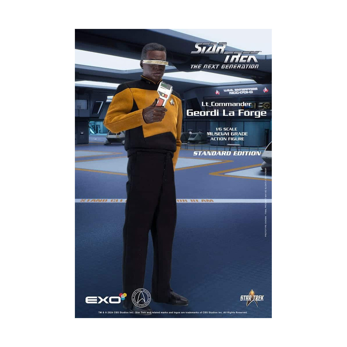 EXO-6 - Star Trek: The Next Generation - Geordi La Forge Standard Version 1:6 Scale Figure