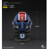 JoyToy - Space Marines II - Ultramarines Lieutenant Titus' MkX Helmet display-stand-11