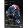JoyToy - Space Marines II - Ultramarines Lieutenant Titus' MkX Helmet display-stand-11