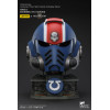 JoyToy - Space Marines II - Ultramarines Lieutenant Titus' MkX Helmet display-stand-11