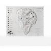 ECC Elite Creature Collectibles - Jurassic Park Topographic Map Isla Nublar