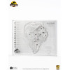 ECC Elite Creature Collectibles - Jurassic Park Topographic Map Isla Nublar