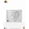 ECC Elite Creature Collectibles - Jurassic Park Topographic Map Isla Nublar
