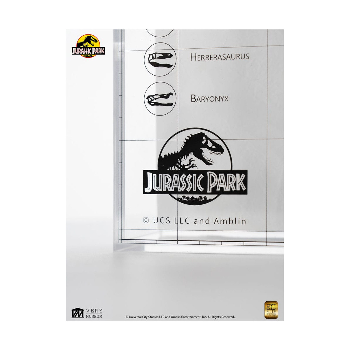 ECC Elite Creature Collectibles - Jurassic Park Topographic Map Isla Nublar
