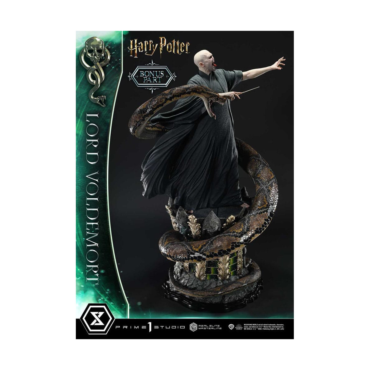 Prime 1 Studio - Harry Potter statuette Real Elite Masterline Series 1/4 Lord Voldemort Bonus Version