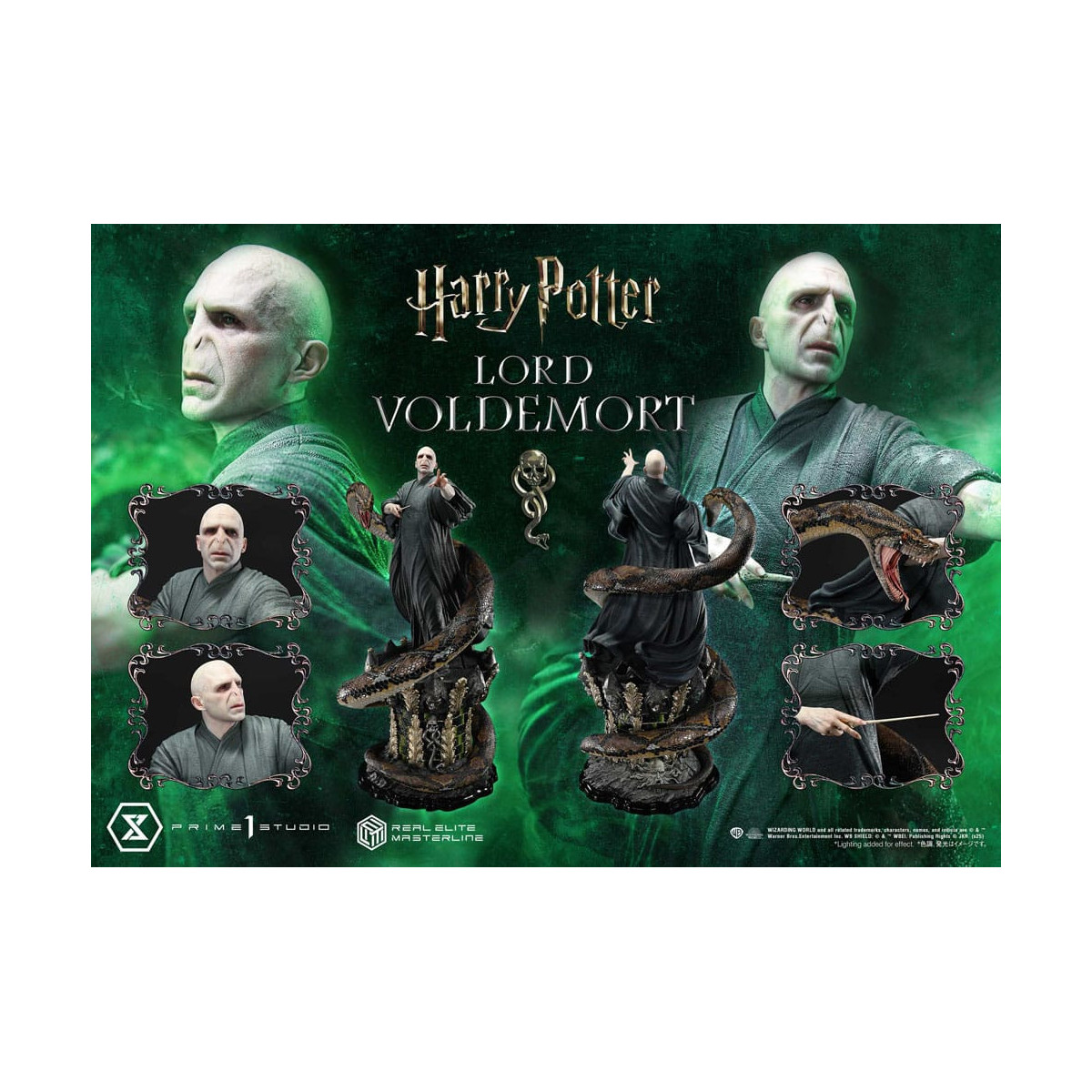 Prime 1 Studio - Harry Potter statuette Real Elite Masterline Series 1/4 Lord Voldemort Bonus Version
