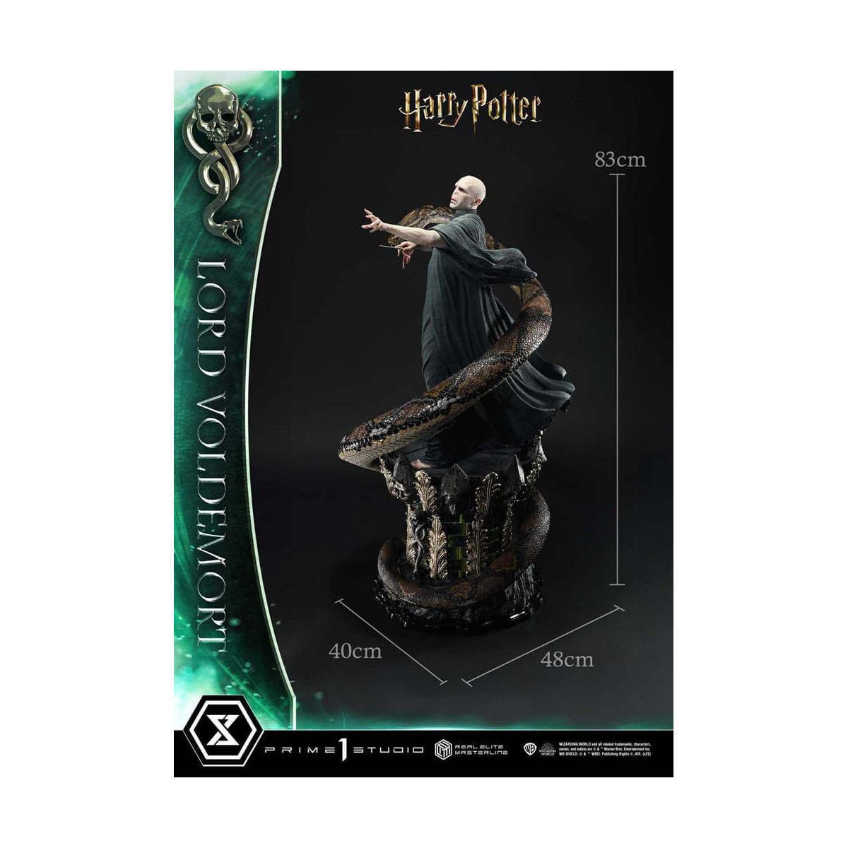 Prime 1 Studio - Harry Potter statuette Real Elite Masterline Series 1/4 Lord Voldemort Bonus Version