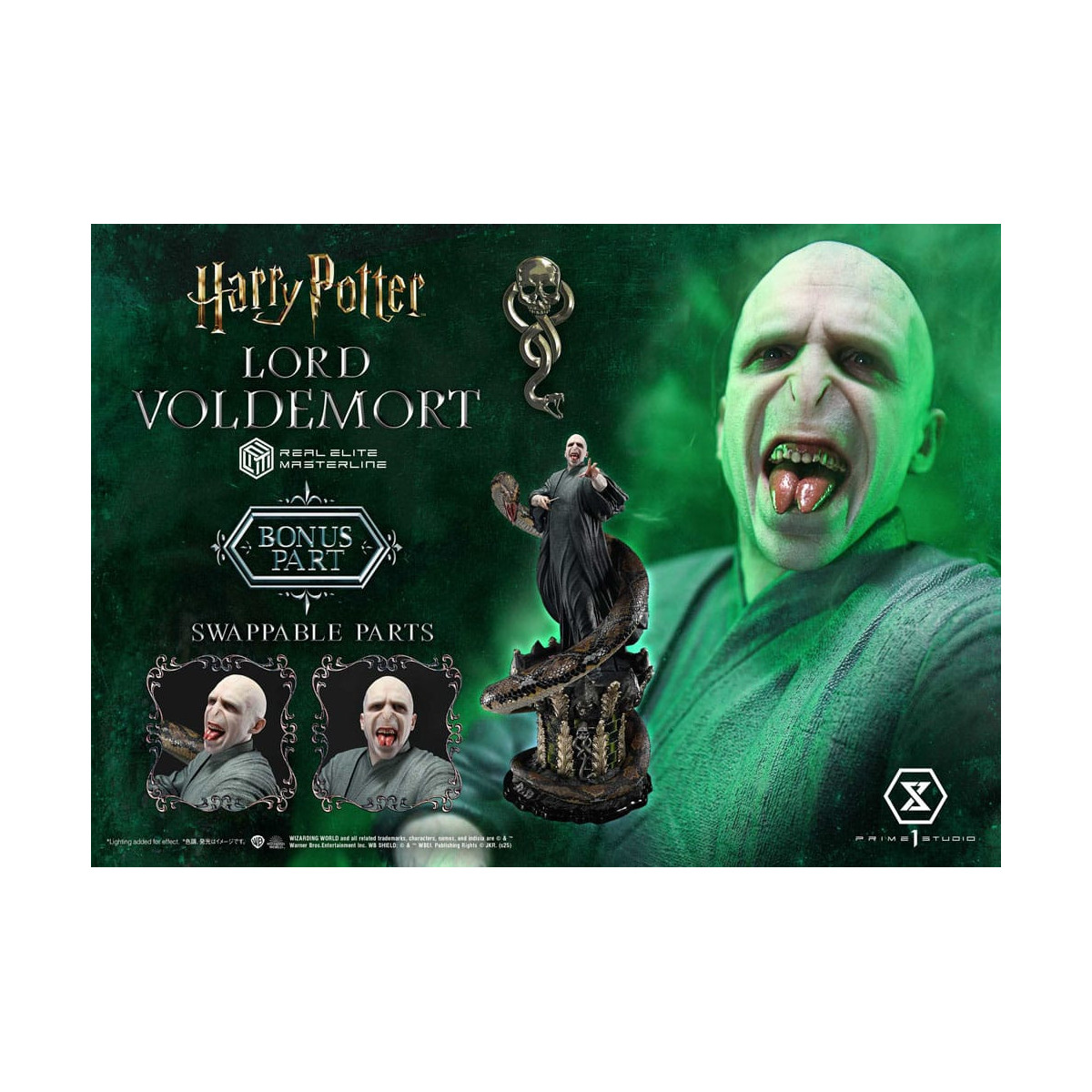 Prime 1 Studio - Harry Potter statuette Real Elite Masterline Series 1/4 Lord Voldemort Bonus Version