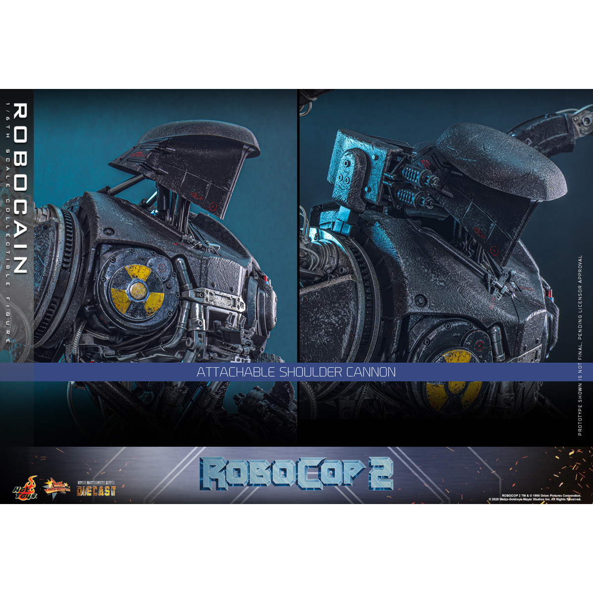 Hot Toys - Robocop 2 - RoboCain Movie Masterpiece action figure 1/6