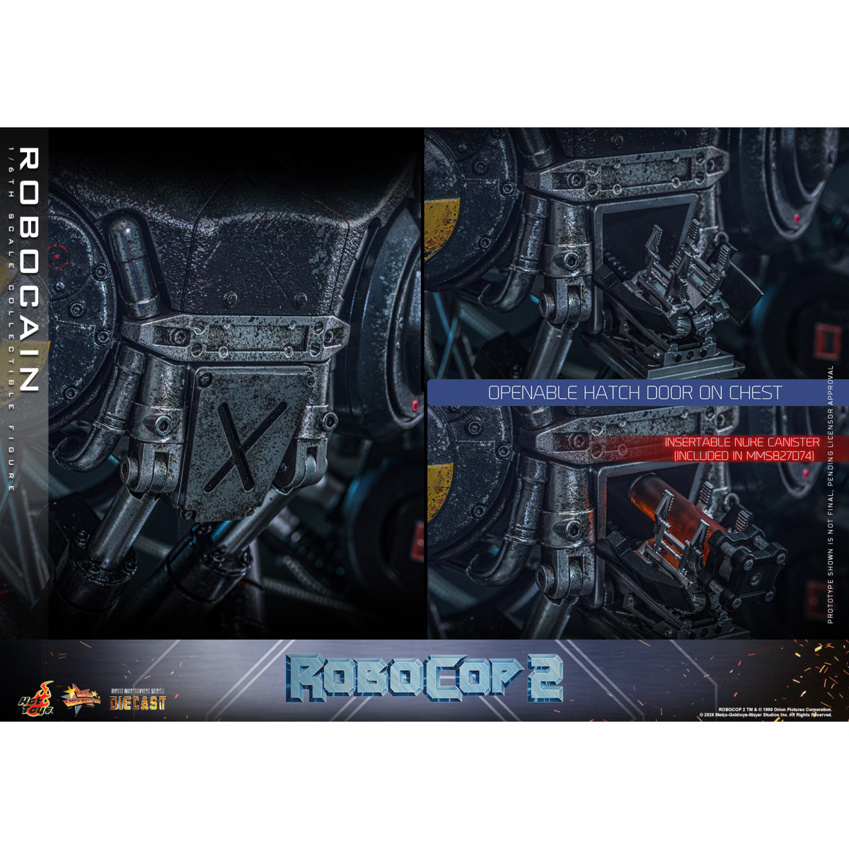 Hot Toys - Robocop 2 - RoboCain Movie Masterpiece action figure 1/6