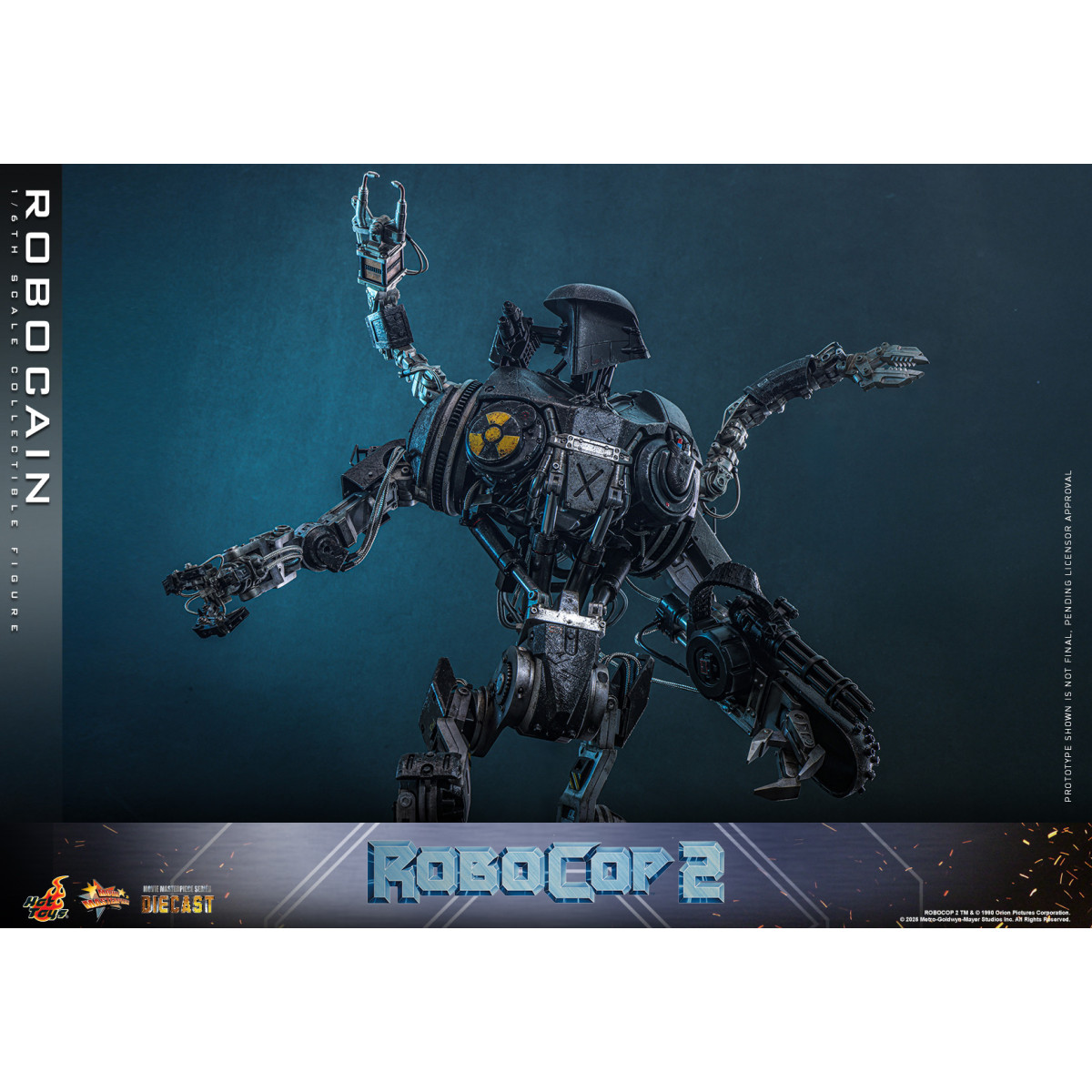 Hot Toys - Robocop 2 - RoboCain Movie Masterpiece action figure 1/6