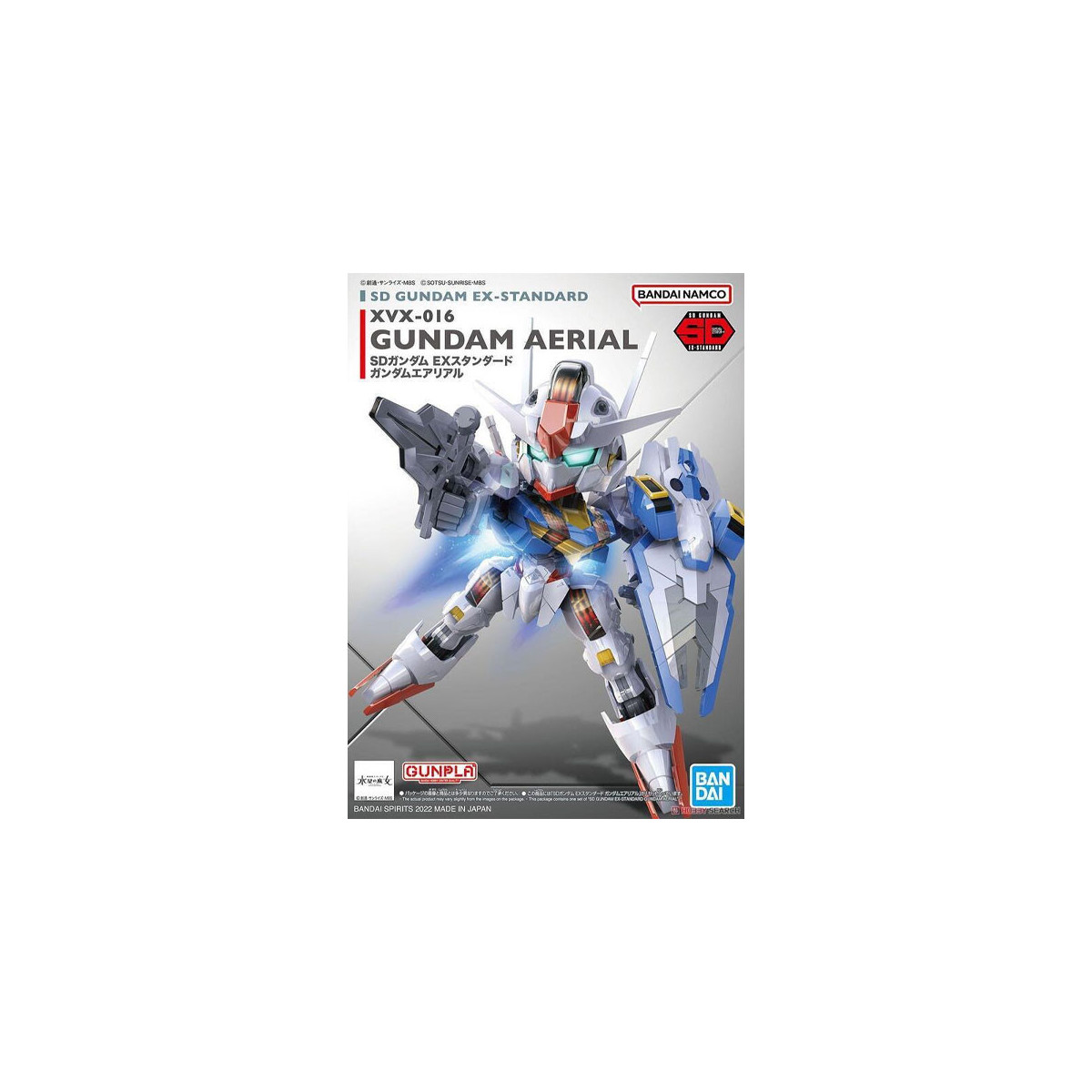 Bandai - Gunpla - SD Gundam Ex-Standard - XVX-016 Gundam Aerial - MOBILE SUIT GUNDAM: The Witch from Mercury