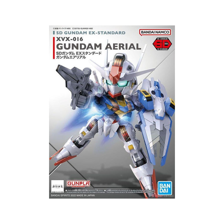 Bandai - Gunpla - SD Gundam Ex-Standard - XVX-016 Gundam Aerial - MOBILE SUIT GUNDAM: The Witch from Mercury