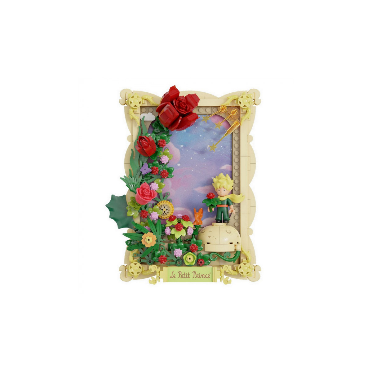 Pantasy - Le Petit Prince - Le Petit Prince The Rose 3D Portrait (set a construire)