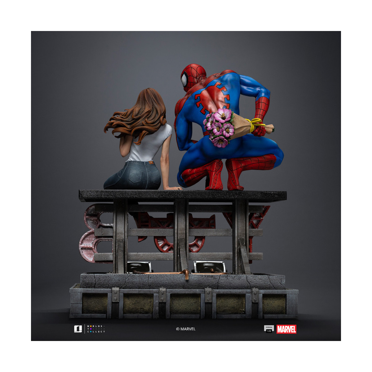 Iron Studios Marvel Comics - Spider-Man and MJ Diorama 1/6