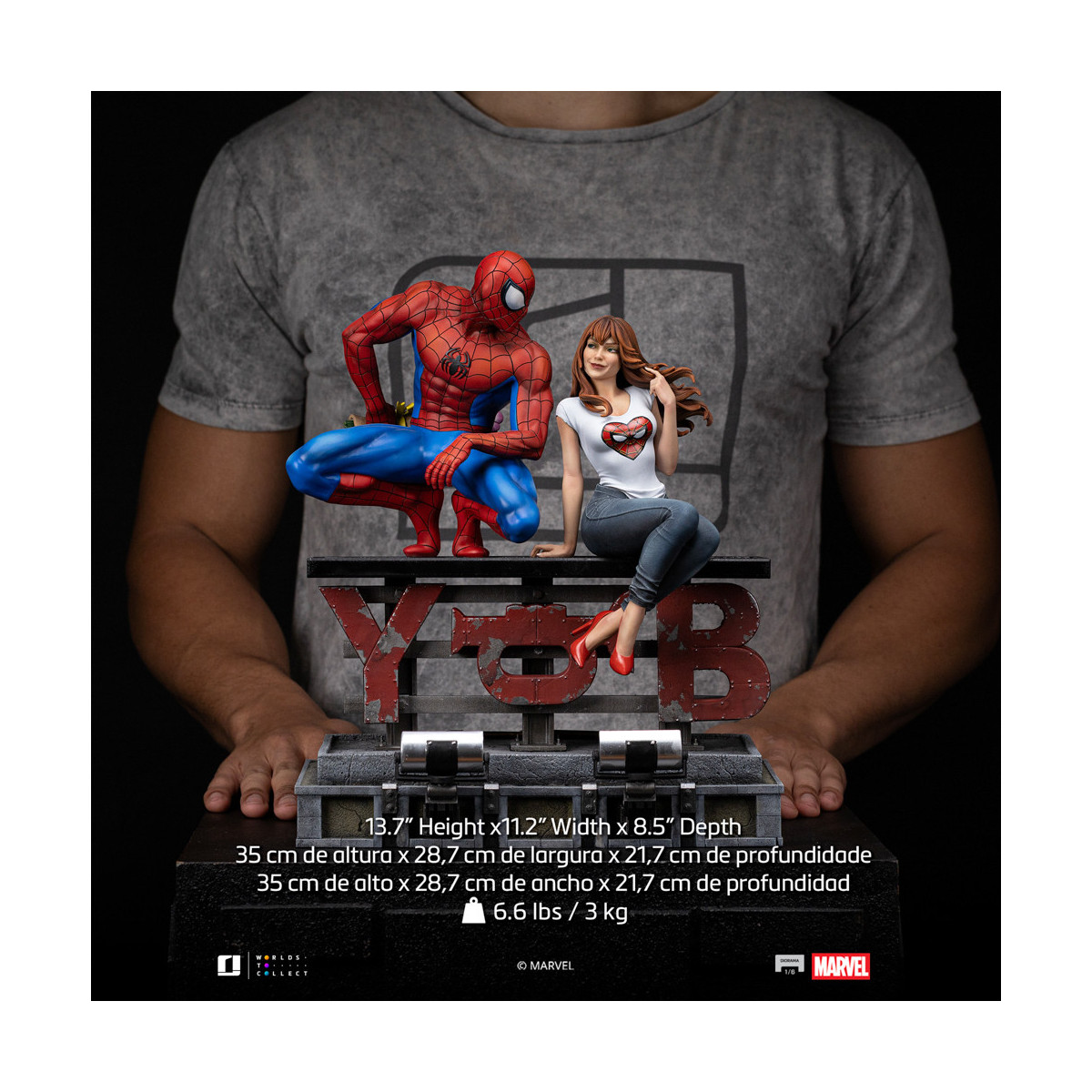 Iron Studios Marvel Comics - Spider-Man and MJ Diorama 1/6