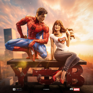 Iron Studios Marvel Comics - Spider-Man and MJ Diorama 1/6