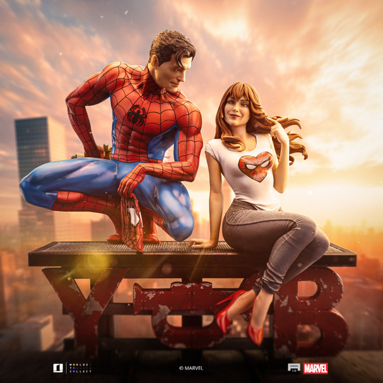Iron Studios Marvel Comics - Spider-Man and MJ Diorama 1/6