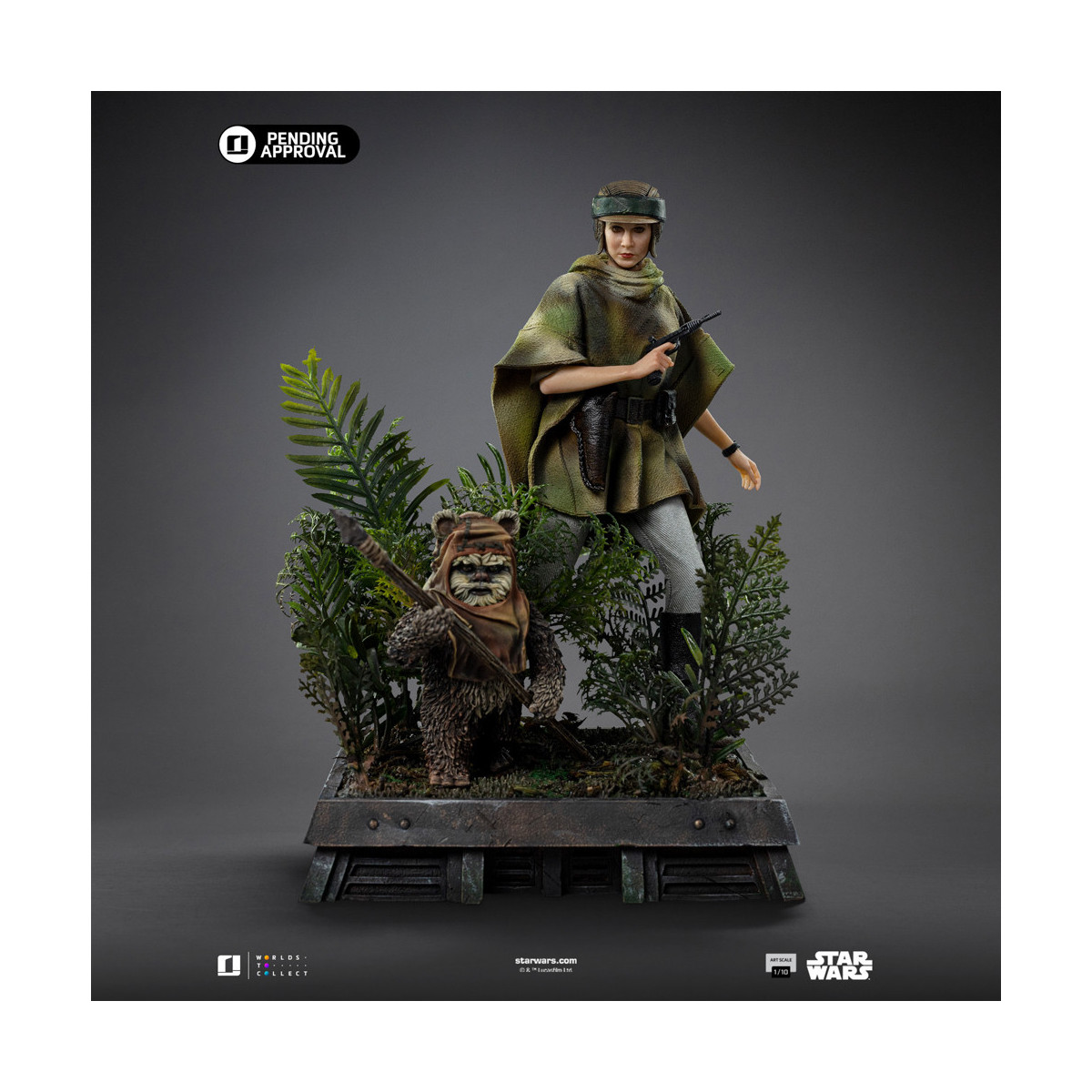Iron Studios Star Wars - Leia and Wicket Art Scale 1/10 - Return of the Jedi