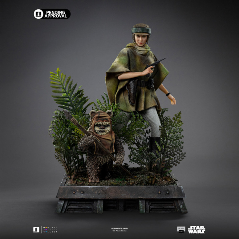 Iron Studios Star Wars - Leia and Wicket Art Scale 1/10 - Return of the Jedi