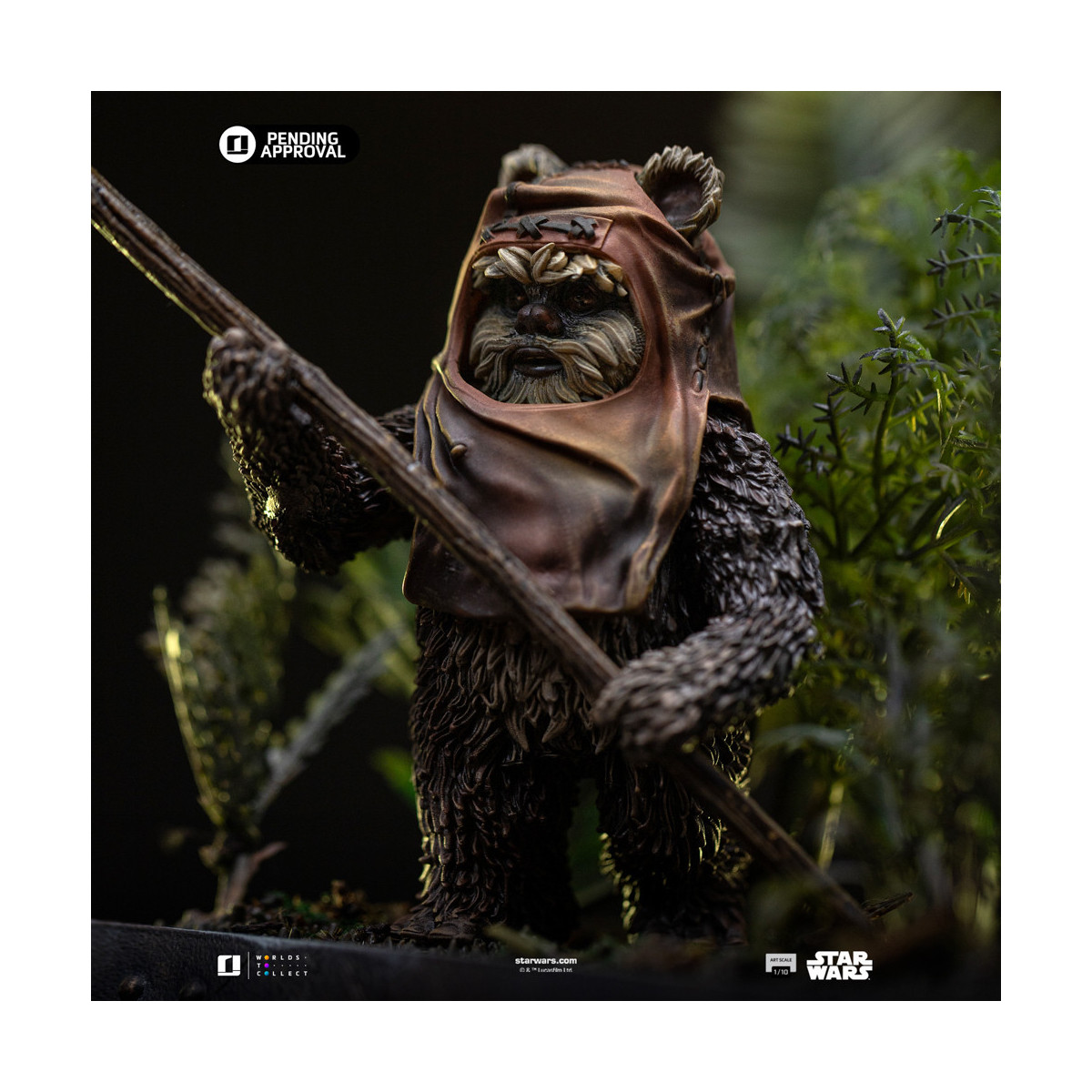 Iron Studios Star Wars - Leia and Wicket Art Scale 1/10 - Return of the Jedi