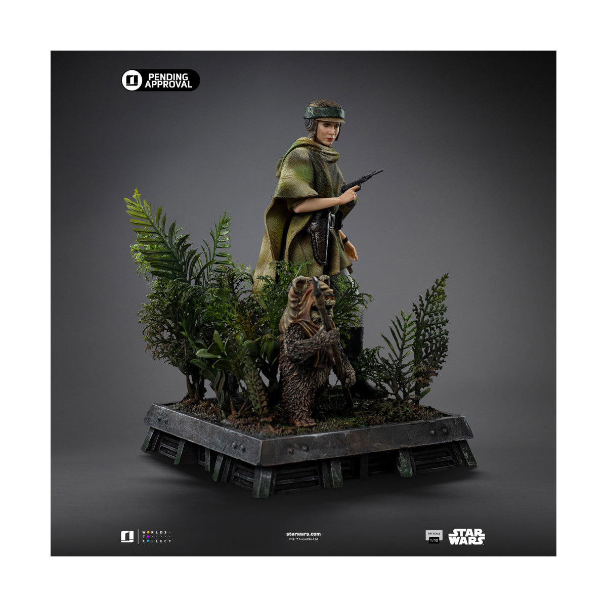 Iron Studios Star Wars - Leia and Wicket Art Scale 1/10 - Return of the Jedi